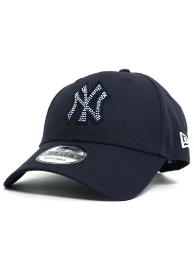 画像1: NEW ERA 9FORTY RHINESTONE YANKEES NAVY
