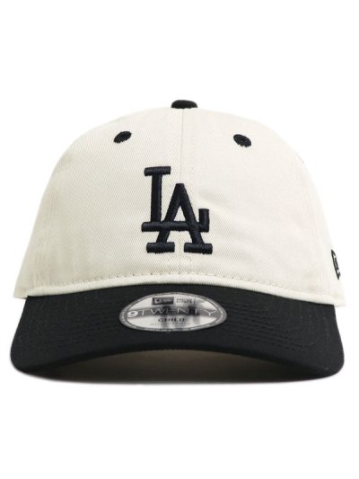 画像2: 【KIDS】NEW ERA CHILD 9TWENTY 2-TONE DODGERS IVORY/BLACK