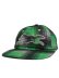 画像1: ICECREAM APPLIQUE LOGO FLANNEL CHECK CAP GRY/GRN (1)