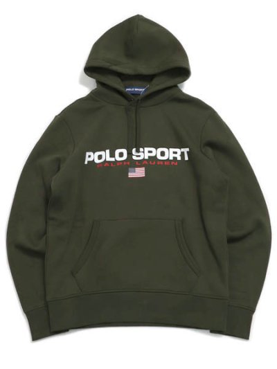 画像1: 【送料無料】POLO RALPH LAUREN POLO SPORT FLEECE HOODIE COMPANY OLIVE