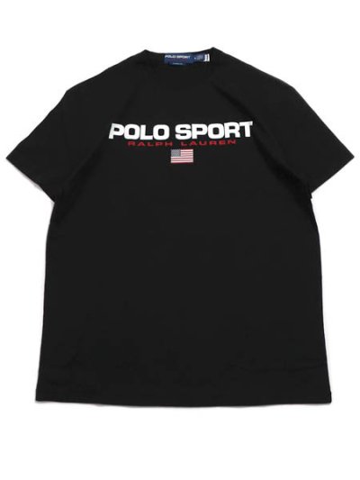 画像1: 【送料無料】POLO RALPH LAUREN POLO SPORT CLASSIC FIT TEE BLACK/WHITE