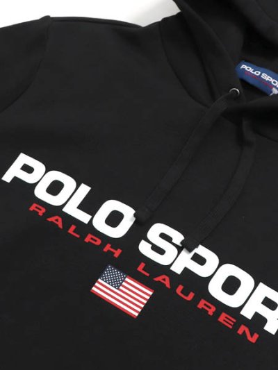 画像3: 【送料無料】POLO RALPH LAUREN POLO SPORT FLEECE HOODIE BLACK/WHITE