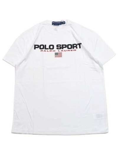画像1: 【送料無料】POLO RALPH LAUREN POLO SPORT CLASSIC FIT TEE WHITE/BLACK