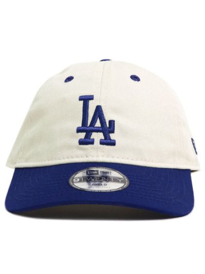 画像2: 【KIDS】NEW ERA CHILD 9TWENTY 2-TONE DODGERS IVORY/DK RYL