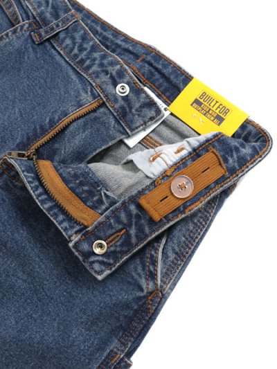 画像4: 【KIDS】CARHARTT KIDS DENIM DUNGAREE PANT MEDIUM WASH
