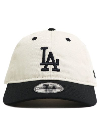 画像2: 【KIDS】NEW ERA CHILD 9TWENTY 2-TONE DODGERS IVORY/BLACK
