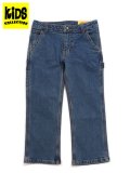 【KIDS】CARHARTT KIDS DENIM DUNGAREE PANT MEDIUM WASH