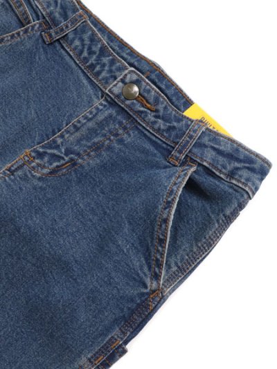 画像3: 【KIDS】CARHARTT KIDS DENIM DUNGAREE PANT MEDIUM WASH