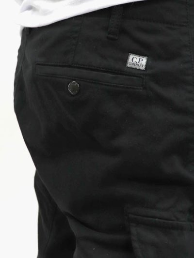画像9: 【送料無料】C.P.COMPANY STRETCH SATIN CARGO PANT BLACK