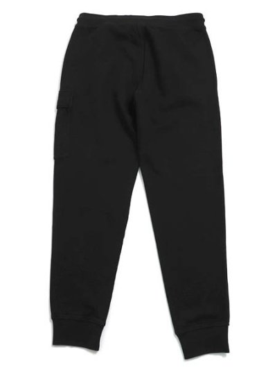 画像2: 【送料無料】C.P.COMPANY BRS EMZ DIAG FLC SWEAT CARGO PANT BLACK