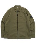 【送料無料】C.P.COMPANY ORGANIC GABARDINE ZIP OVERSHIRT CAPERS