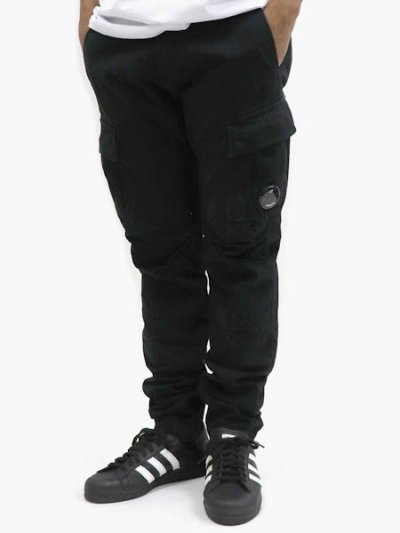 画像6: 【送料無料】C.P.COMPANY STRETCH SATIN CARGO PANT BLACK