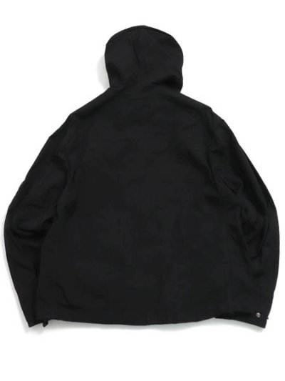 画像2: 【送料無料】C.P.COMPANY HOODED TWILL MEDIUM JACKET BLACK