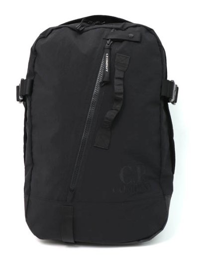 画像1: 【送料無料】C.P.COMPANY ACC PLAIN PAPER TRAVEL BAG BLACK
