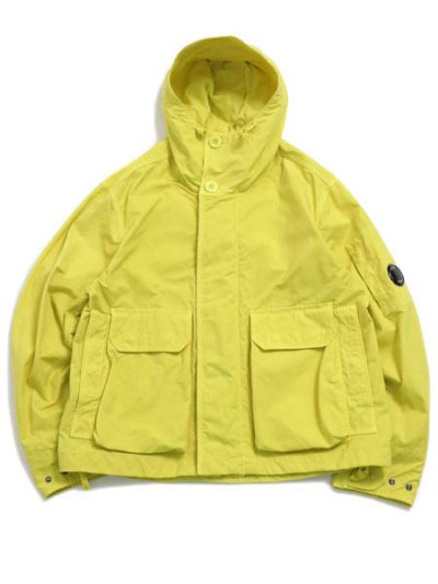 画像1: 【送料無料】C.P.COMPANY HOODED TWILL MEDIUM JACKET GREEN SHEEN