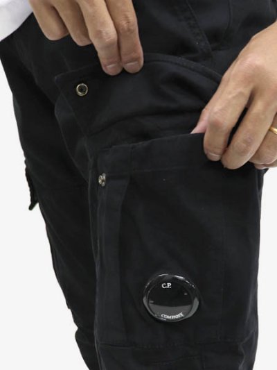画像10: 【送料無料】C.P.COMPANY STRETCH SATIN CARGO PANT BLACK