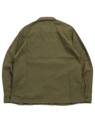 画像2: 【送料無料】C.P.COMPANY ORGANIC GABARDINE ZIP OVERSHIRT CAPERS
