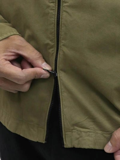 画像7: 【送料無料】C.P.COMPANY ORGANIC GABARDINE ZIP OVERSHIRT CAPERS