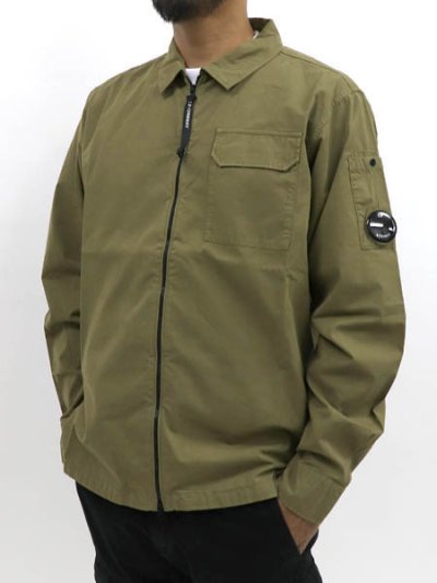 画像4: 【送料無料】C.P.COMPANY ORGANIC GABARDINE ZIP OVERSHIRT CAPERS