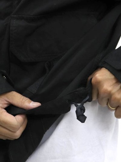 画像9: 【送料無料】C.P.COMPANY HOODED TWILL MEDIUM JACKET BLACK