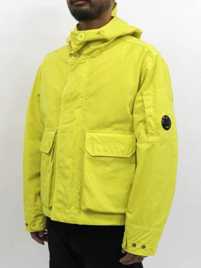 画像3: 【送料無料】C.P.COMPANY HOODED TWILL MEDIUM JACKET GREEN SHEEN
