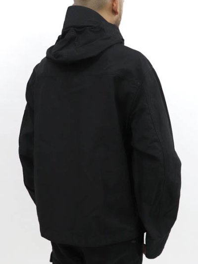 画像4: 【送料無料】C.P.COMPANY HOODED TWILL MEDIUM JACKET BLACK