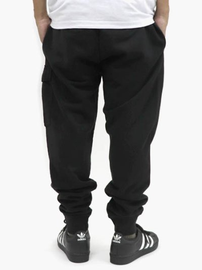 画像7: 【送料無料】C.P.COMPANY BRS EMZ DIAG FLC SWEAT CARGO PANT BLACK