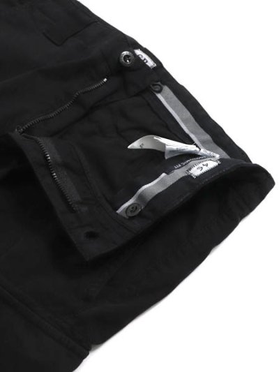 画像4: 【送料無料】C.P.COMPANY STRETCH SATIN CARGO PANT BLACK