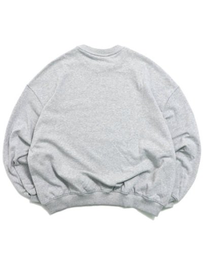 画像2: 【送料無料】PUMA ROSE T7 OVERSIZED CREW TR-FLAT LT GRY HTR
