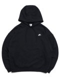 NIKE CLUB FT OVERSIZED HOODIE-BLACK/WHITE
