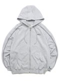 【送料無料】PUMA ROSE T7 OVERSIZED FZ HOODIE TR-FL GRY HTR