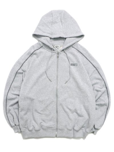 画像1: 【送料無料】PUMA ROSE T7 OVERSIZED FZ HOODIE TR-FL GRY HTR