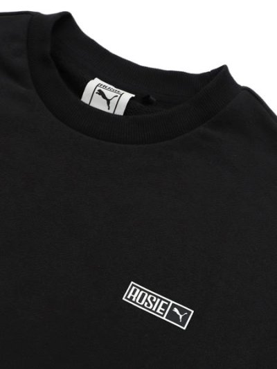 画像3: 【送料無料】PUMA ROSE T7 OVERSIZED CREW TR-PUMA BLACK