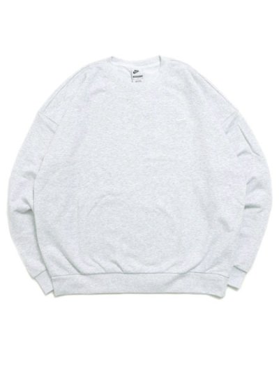画像1: NIKE CLUB FT OVERSIZED CREW-BIRCH HEATHER