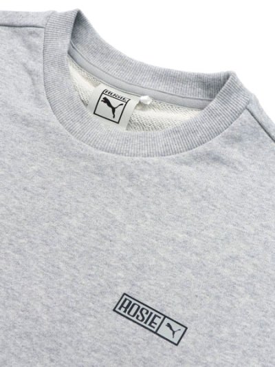画像3: 【送料無料】PUMA ROSE T7 OVERSIZED CREW TR-FLAT LT GRY HTR