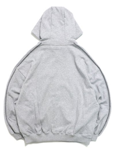 画像2: 【送料無料】PUMA ROSE T7 OVERSIZED FZ HOODIE TR-FL GRY HTR