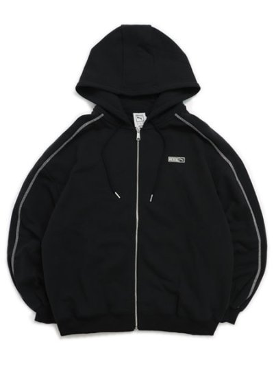 画像1: 【送料無料】PUMA ROSE T7 OVERSIZED FZ HOODIE TR-PUMA BLACK
