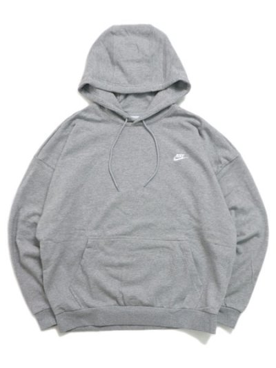 画像1: NIKE CLUB FT OVERSIZED HOODIE-DARK GRY HEATHER