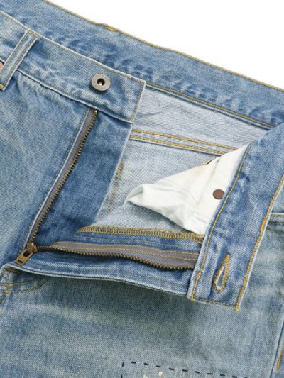 画像4: 【送料無料】AVIREX 13.5oz DENIM PANTS REPAIR CUSTOM W USED