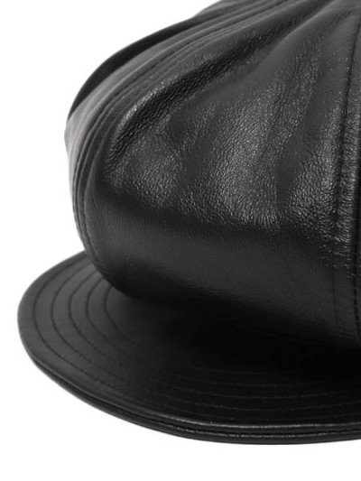 画像6: 【送料無料】SCHOTT LEATHER NEWSBOY CAP