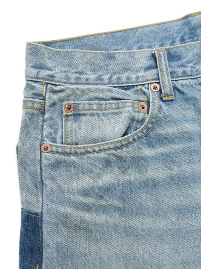 画像3: 【送料無料】AVIREX 13.5oz DENIM PANTS REPAIR CUSTOM W USED