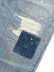画像6: 【送料無料】AVIREX 13.5oz DENIM PANTS REPAIR CUSTOM W USED