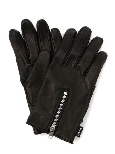 画像1: 【送料無料】SCHOTT ZIP LEATHER GLOVE
