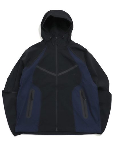 画像1: 【送料無料】NIKE TECH WVN PRO WR FZ JACKET-BLK/OBSIDIAN