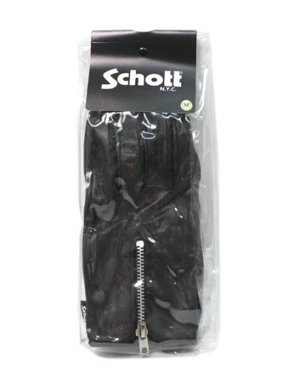 画像2: 【送料無料】SCHOTT ZIP LEATHER GLOVE