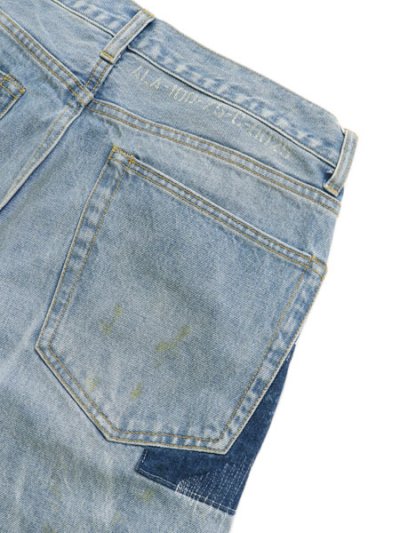 画像5: 【送料無料】AVIREX 13.5oz DENIM PANTS REPAIR CUSTOM W USED