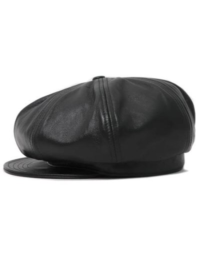 画像3: 【送料無料】SCHOTT LEATHER NEWSBOY CAP
