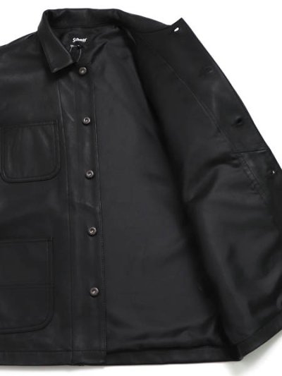 画像5: 【送料無料】SCHOTT LAMB LEATHER COVERALL JACKET