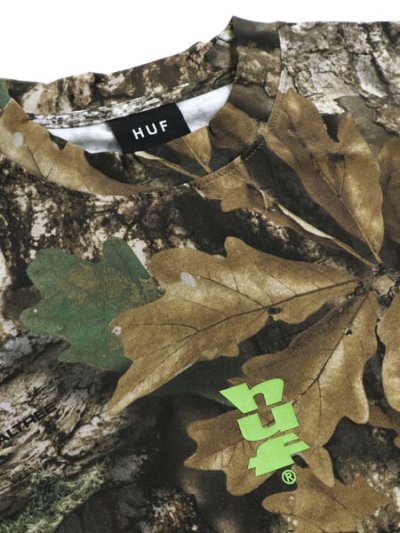 画像3: 【送料無料】HUF REALTREE MEGABLAST L/S TEE