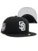 画像1: NEW ERA 59FIFTY CS PADRES 40TH U/GREY FB BLK/WHT (1)